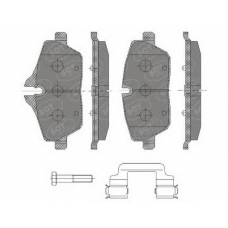 SP 430 SCT Комплект тормозных колодок, дисковый тормоз