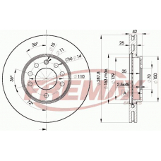 BD-9043-50 FREMAX Тормозной диск