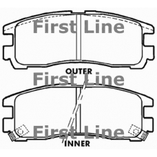 FBP3317 FIRST LINE Комплект тормозных колодок, дисковый тормоз