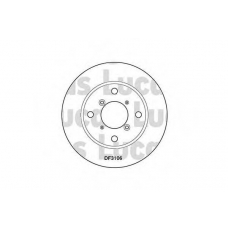 DF3106 TRW Тормозной диск