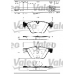 598640 VALEO Комплект тормозных колодок, дисковый тормоз