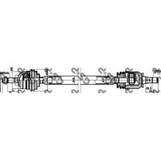 228002 GSP Приводной вал
