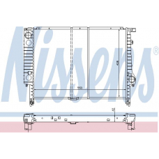 60793 NISSENS Радиатор, охлаждение двигателя