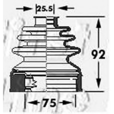 FCB6117 FIRST LINE Пыльник, приводной вал