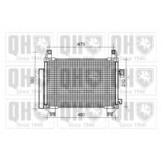 QCN472 QUINTON HAZELL Конденсатор, кондиционер