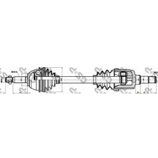 218041 GSP Приводной вал