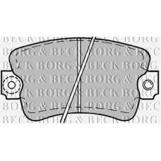 BBP1178 BORG & BECK Комплект тормозных колодок, дисковый тормоз