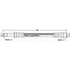 FBH6780 FIRST LINE Тормозной шланг