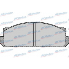 AC058489D AC Delco Комплект тормозных колодок, дисковый тормоз