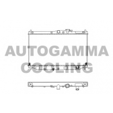 100406 AUTOGAMMA Радиатор, охлаждение двигателя