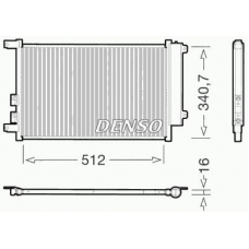 DCN01010 DENSO Конденсатор, кондиционер