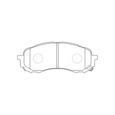 FP7177 FIT Комплект тормозных колодок, дисковый тормоз