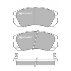 LVXL134 MOTAQUIP Комплект тормозных колодок, дисковый тормоз