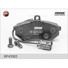 BP43063 FENOX Комплект тормозных колодок, дисковый тормоз
