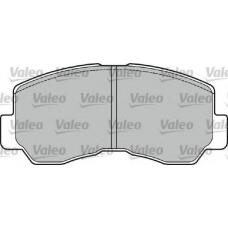 551741 VALEO Комплект тормозных колодок, дисковый тормоз