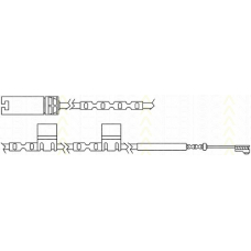 8115 17019 TRISCAN Сигнализатор, износ тормозных колодок
