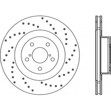 BDRS1819.25 OPEN PARTS Тормозной диск