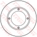DF1971 TRW Тормозной диск