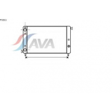 FT2011 AVA Радиатор, охлаждение двигателя