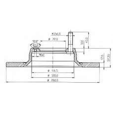 BDC3214 QUINTON HAZELL Тормозной диск