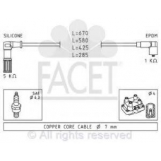 4.8655 FACET Комплект проводов зажигания