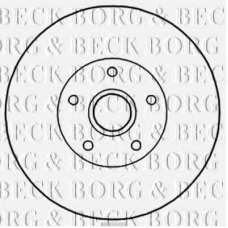 BBD5838S BORG & BECK Тормозной диск