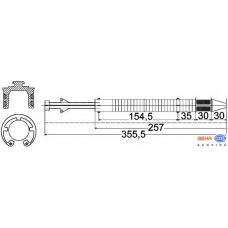 8FT 351 197-251 HELLA Осушитель, кондиционер