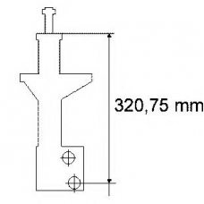 230 313 SACHS Амортизатор