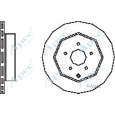DSK2568 APEC Тормозной диск