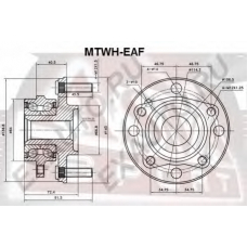 MTWH-EAF ASVA Ступица колеса