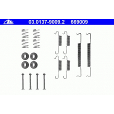 03.0137-9009.2 ATE Комплектующие, тормозная колодка