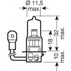 64151-01B OSRAM Лампа накаливания, фара дальнего света; лампа нака