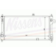 63242A NISSENS Радиатор, охлаждение двигателя
