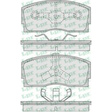 05P926 LPR Комплект тормозных колодок, дисковый тормоз