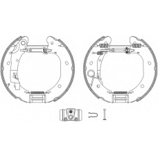 8DB 355 005-091 HELLA PAGID Комплект тормозных колодок