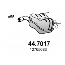 44.7017 ASSO Глушитель выхлопных газов конечный