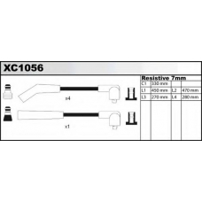 XC1056 QUINTON HAZELL Комплект проводов зажигания
