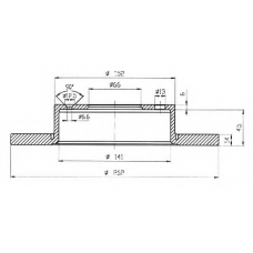 BDC5040 QUINTON HAZELL Тормозной диск