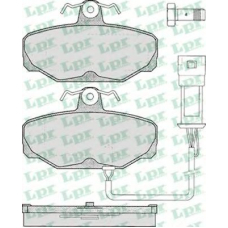 05P279 LPR Комплект тормозных колодок, дисковый тормоз