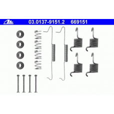 03.0137-9151.2 ATE Комплектующие, тормозная колодка