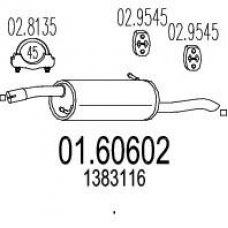 01.60602 MTS Глушитель выхлопных газов конечный
