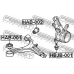 HAB-002 FEBEST Подвеска, рычаг независимой подвески колеса