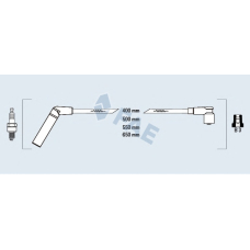 85379 FAE Комплект проводов зажигания