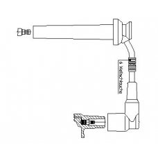 8A15R116 BREMI Провод зажигания