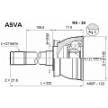 NS-24 ASVA Шарнирный комплект, приводной вал