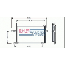 1621401 KUHLER SCHNEIDER Конденсатор, кондиционер