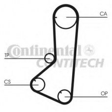 CT801 CONTITECH Ремень ГРМ