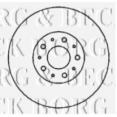 BBD4346 BORG & BECK Тормозной диск