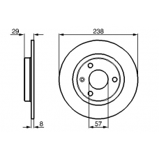 0 986 478 246 BOSCH Тормозной диск