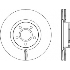 BDR2153.20 OPEN PARTS Тормозной диск